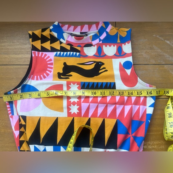 Nooworks Dahlia Dress Congdon Sleeveless High Neck Midi Dopamine Dressing Small - Picture 10 of 11